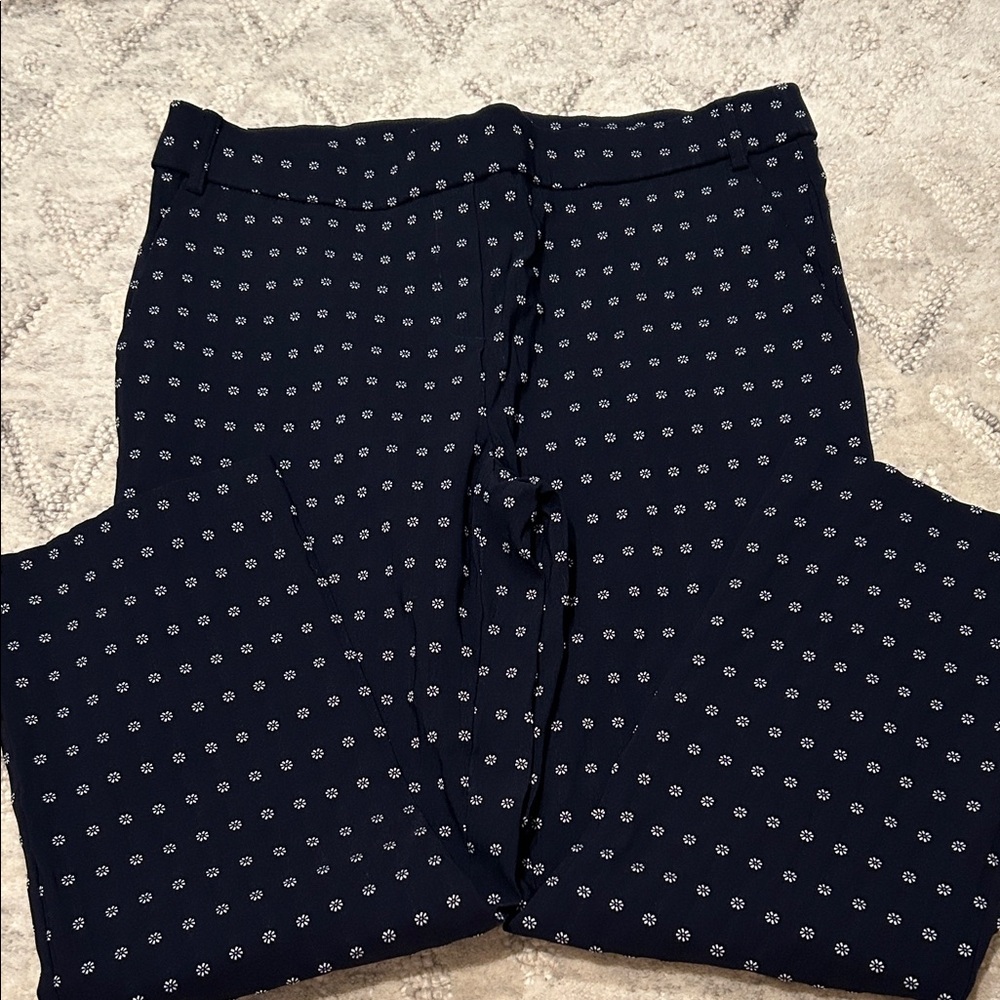 Jules & Leopold Dark Blue Floral Pants
